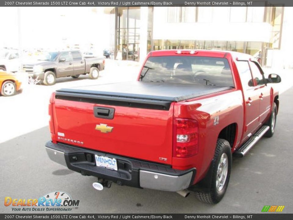 2007 Chevrolet Silverado 1500 LTZ Crew Cab 4x4 Victory Red / Light Cashmere/Ebony Black Photo #3