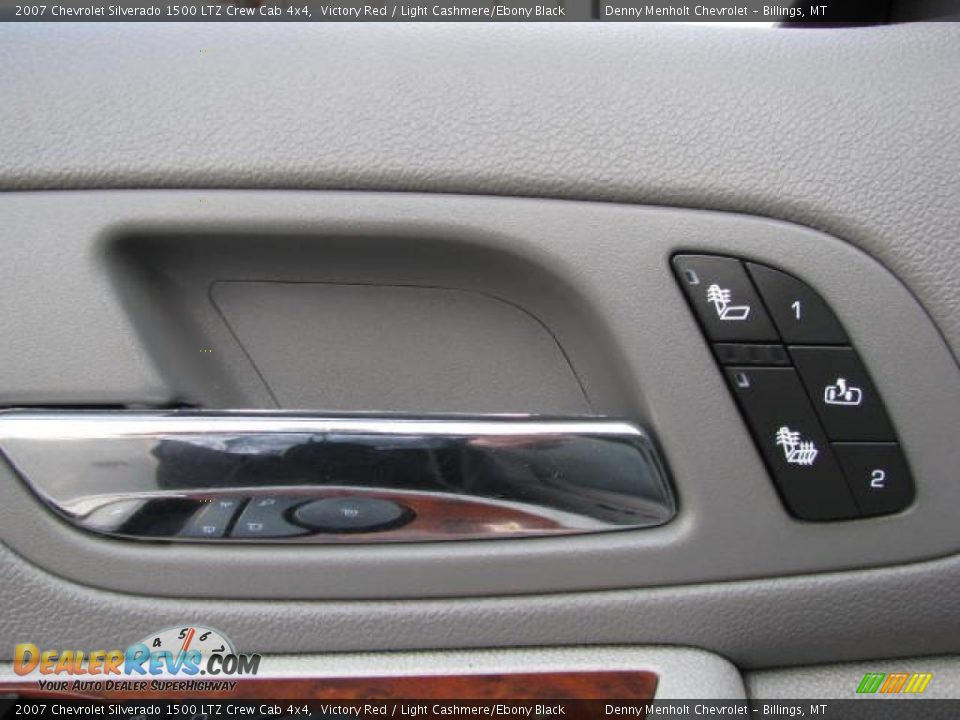 2007 Chevrolet Silverado 1500 LTZ Crew Cab 4x4 Victory Red / Light Cashmere/Ebony Black Photo #15