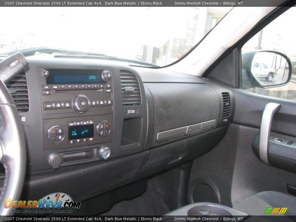 2007 Chevrolet Silverado 1500 LT Extended Cab 4x4 Dark Blue Metallic / Ebony Black Photo #6
