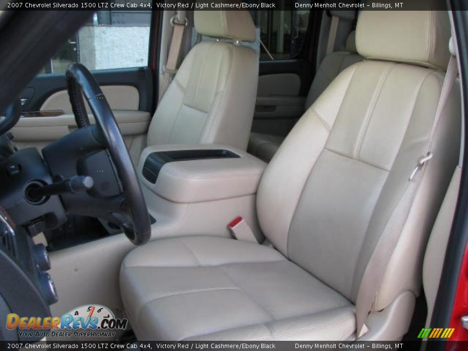2007 Chevrolet Silverado 1500 LTZ Crew Cab 4x4 Victory Red / Light Cashmere/Ebony Black Photo #4
