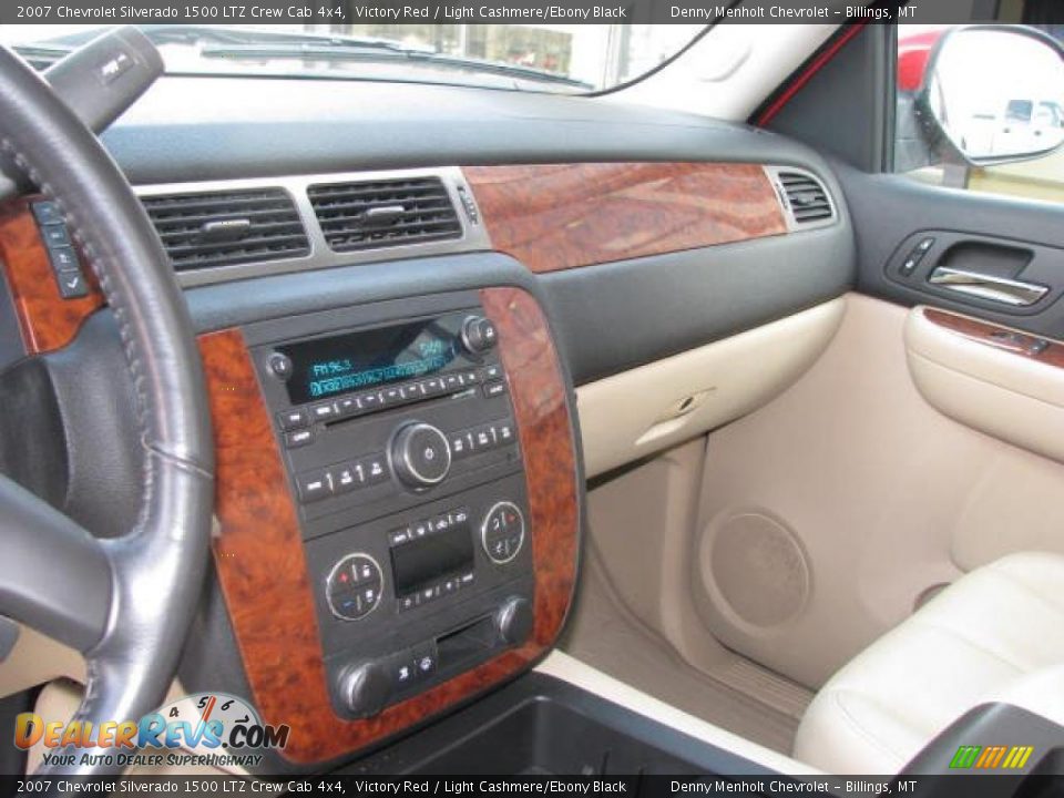 2007 Chevrolet Silverado 1500 LTZ Crew Cab 4x4 Victory Red / Light Cashmere/Ebony Black Photo #6
