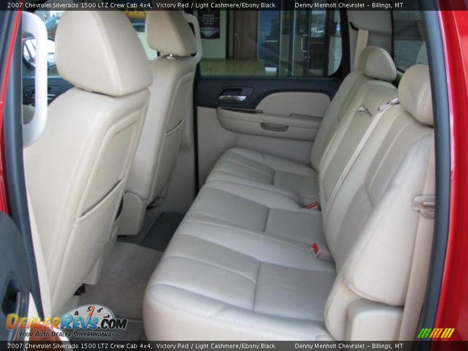2007 Chevrolet Silverado 1500 LTZ Crew Cab 4x4 Victory Red / Light Cashmere/Ebony Black Photo #7