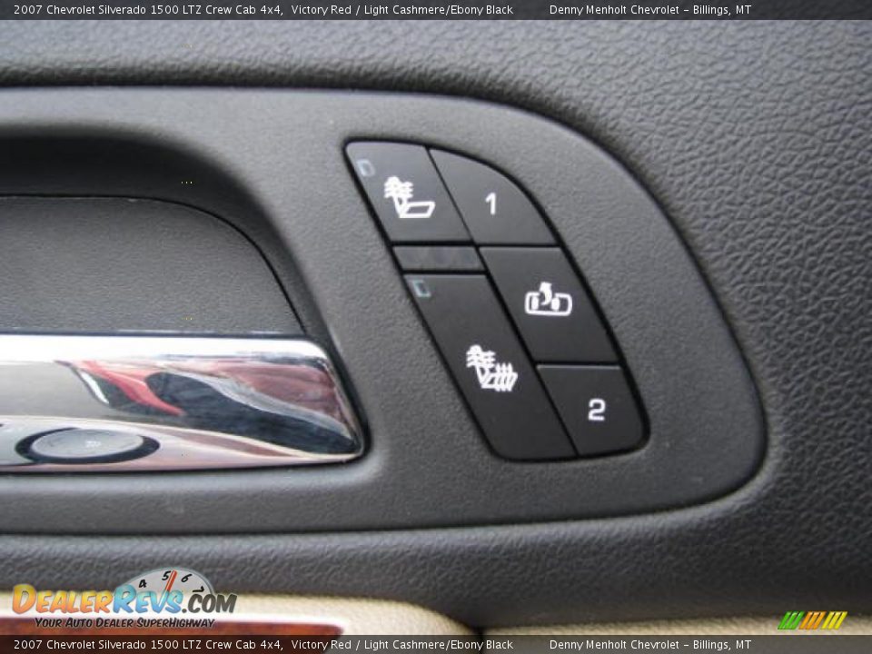 2007 Chevrolet Silverado 1500 LTZ Crew Cab 4x4 Victory Red / Light Cashmere/Ebony Black Photo #12