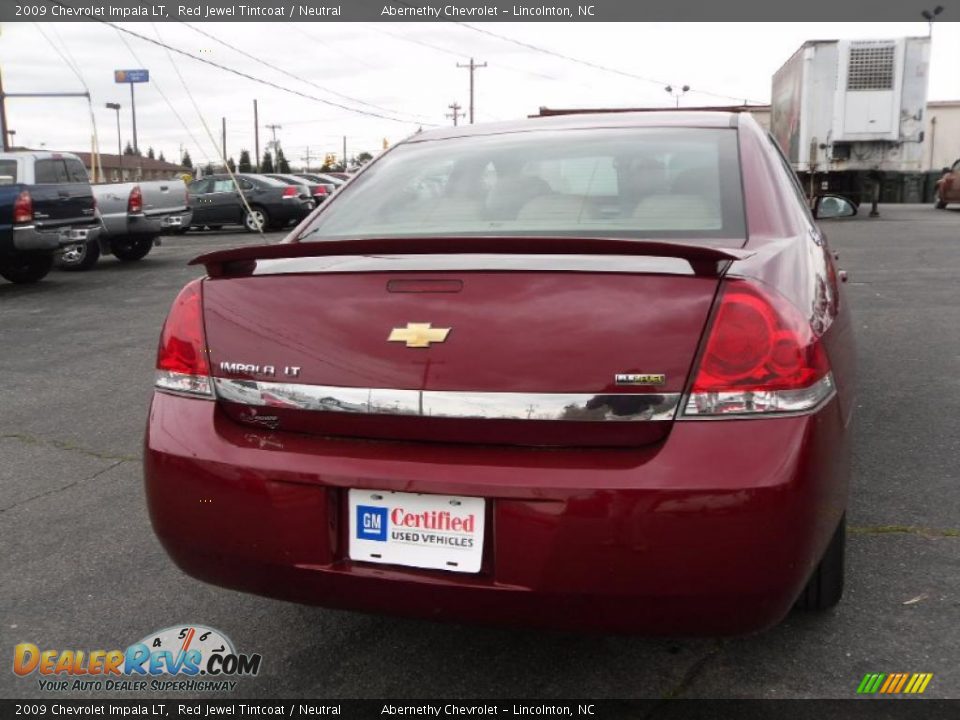 2009 Chevrolet Impala LT Red Jewel Tintcoat / Neutral Photo #3