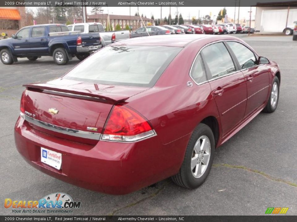 2009 Chevrolet Impala LT Red Jewel Tintcoat / Neutral Photo #4