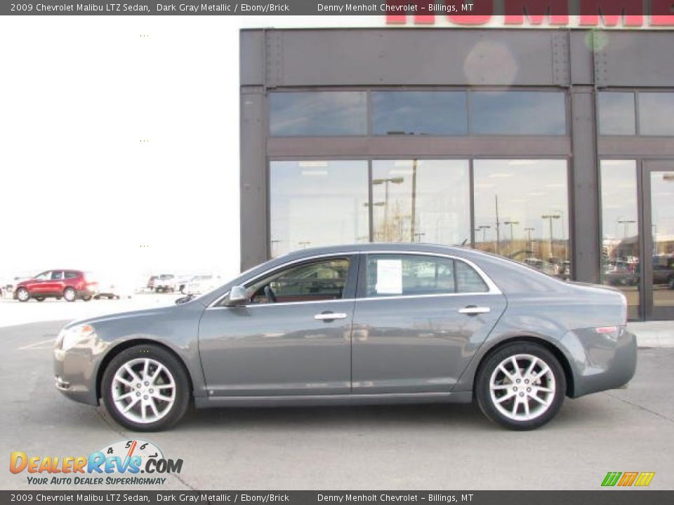 2009 Chevrolet Malibu LTZ Sedan Dark Gray Metallic / Ebony/Brick Photo #1