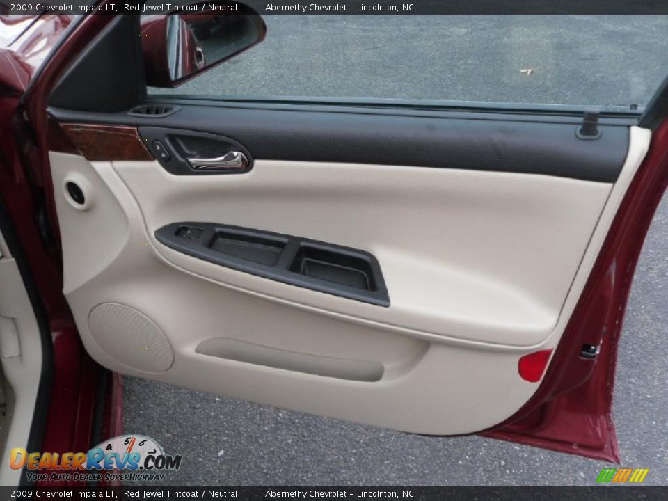 2009 Chevrolet Impala LT Red Jewel Tintcoat / Neutral Photo #17