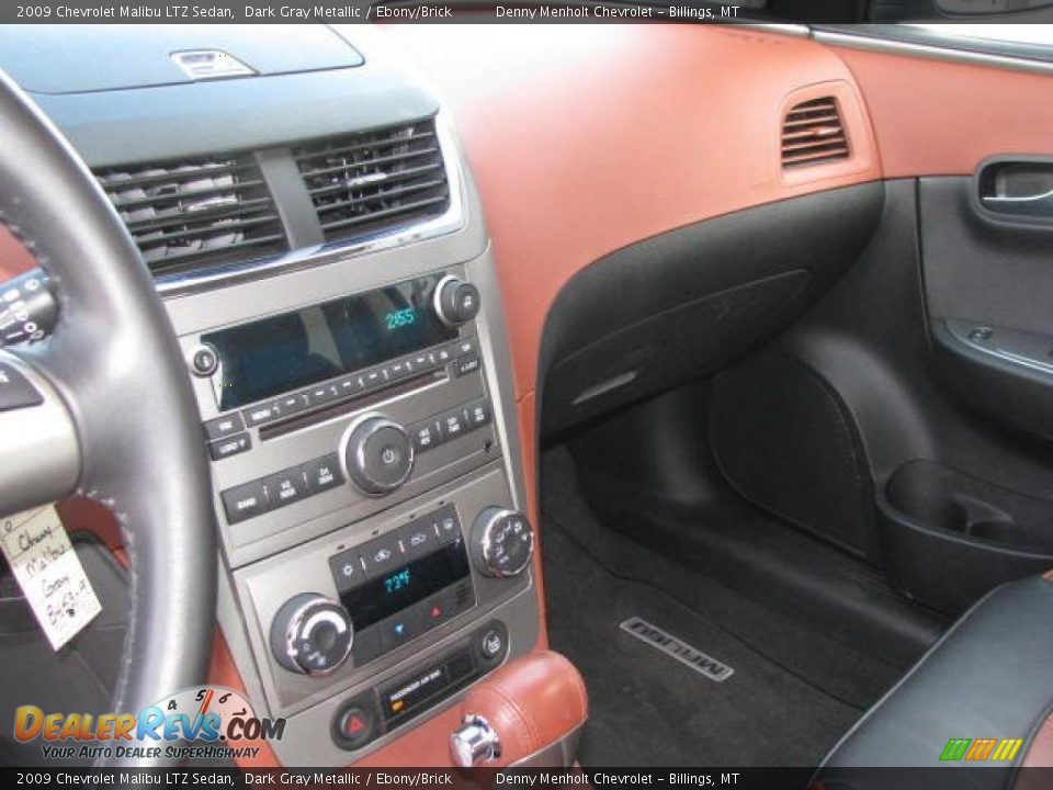 2009 Chevrolet Malibu LTZ Sedan Dark Gray Metallic / Ebony/Brick Photo #6