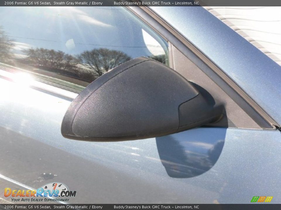2006 Pontiac G6 V6 Sedan Stealth Gray Metallic / Ebony Photo #23