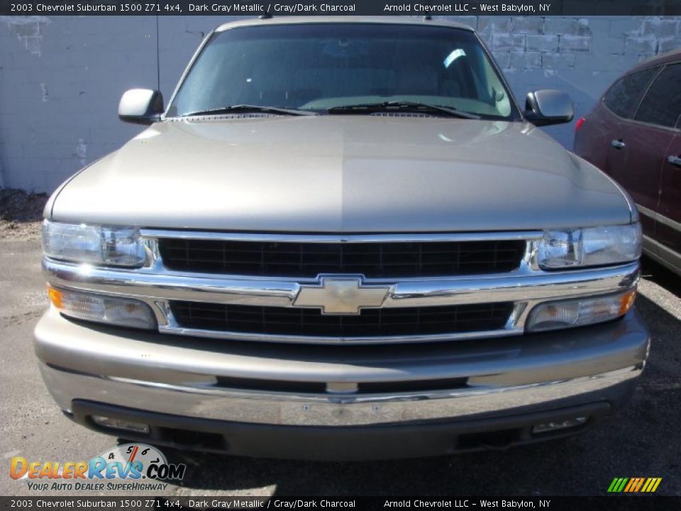 2003 Chevrolet Suburban 1500 Z71 4x4 Dark Gray Metallic / Gray/Dark Charcoal Photo #2