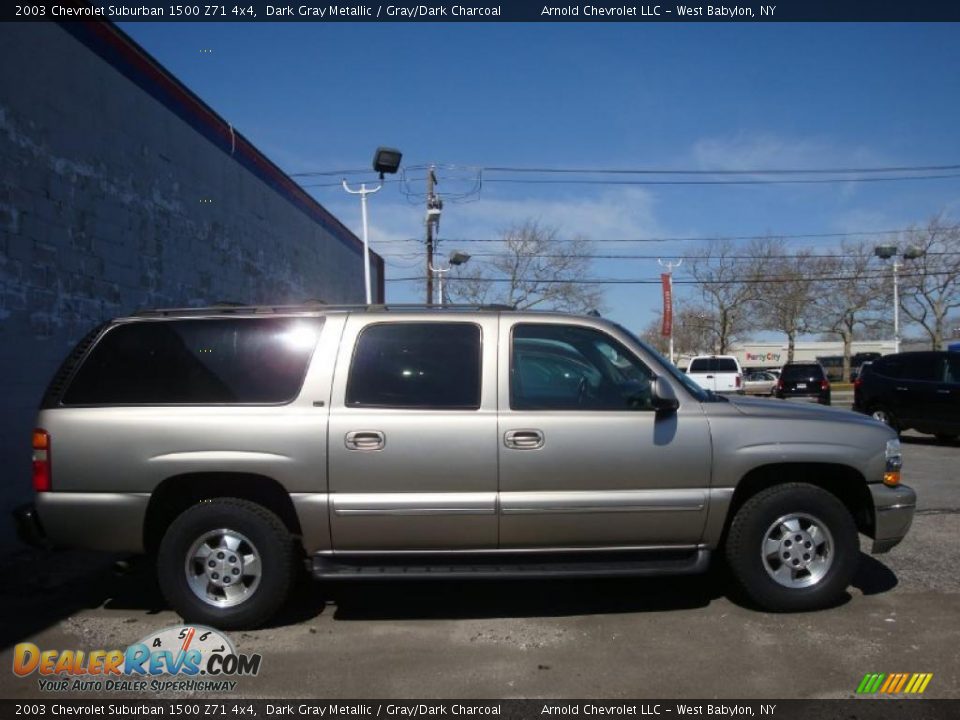 2003 Chevrolet Suburban 1500 Z71 4x4 Dark Gray Metallic / Gray/Dark Charcoal Photo #4