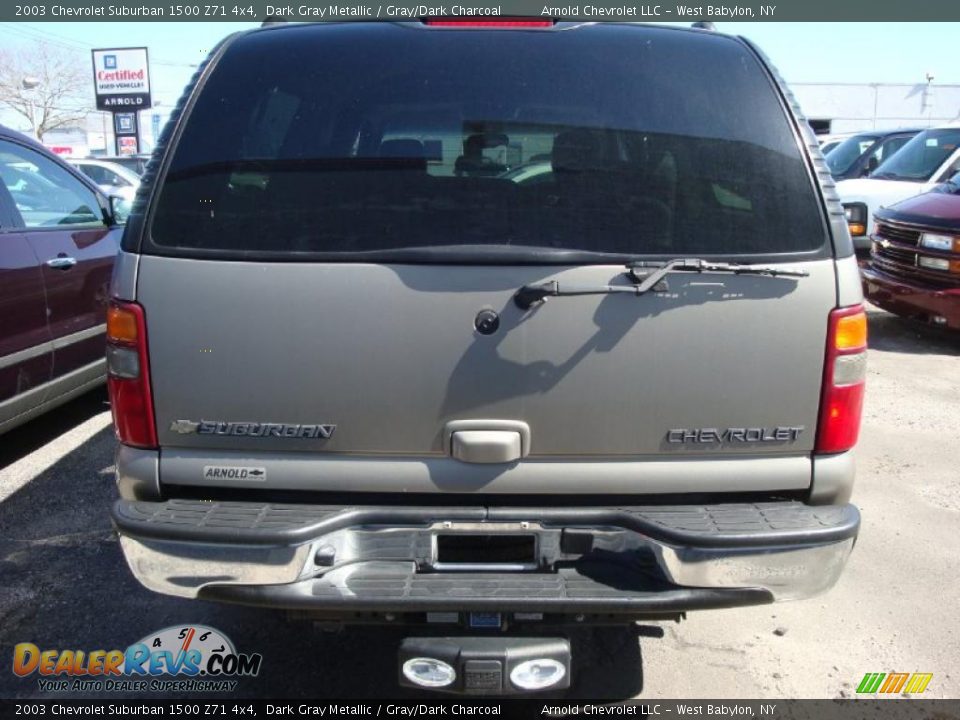 2003 Chevrolet Suburban 1500 Z71 4x4 Dark Gray Metallic / Gray/Dark Charcoal Photo #5