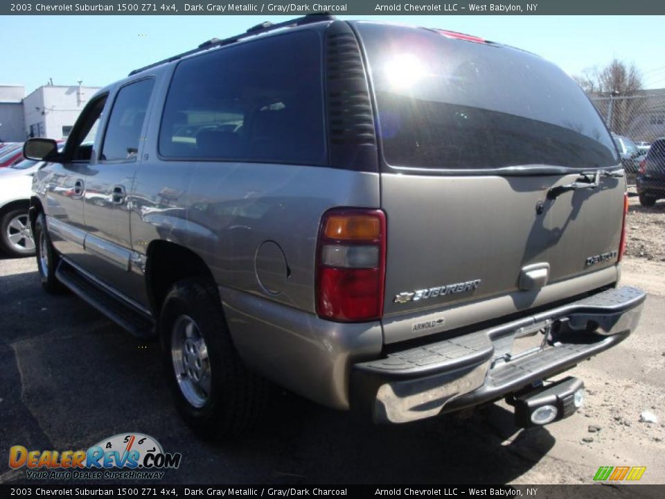 2003 Chevrolet Suburban 1500 Z71 4x4 Dark Gray Metallic / Gray/Dark Charcoal Photo #6