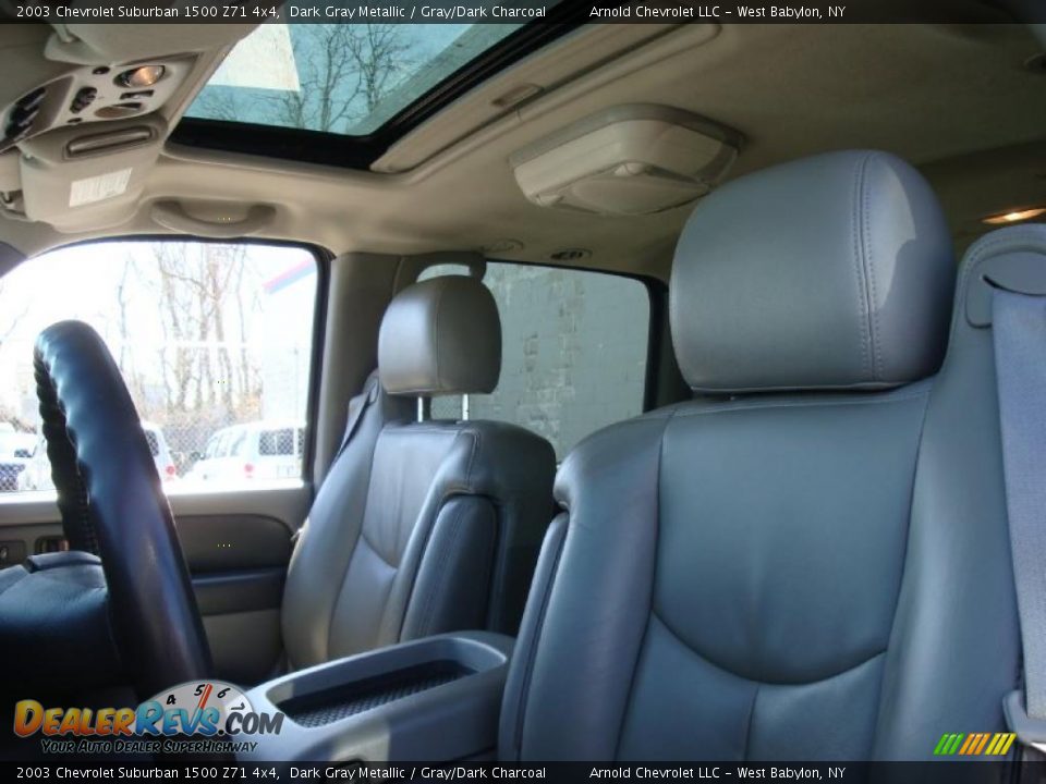 2003 Chevrolet Suburban 1500 Z71 4x4 Dark Gray Metallic / Gray/Dark Charcoal Photo #7
