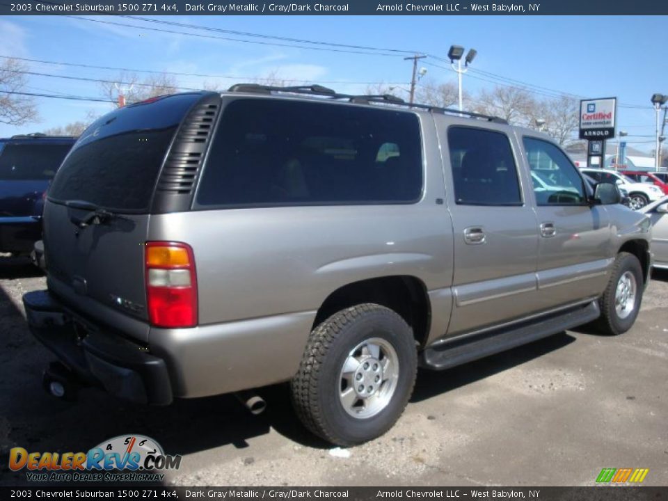 2003 Chevrolet Suburban 1500 Z71 4x4 Dark Gray Metallic / Gray/Dark Charcoal Photo #9