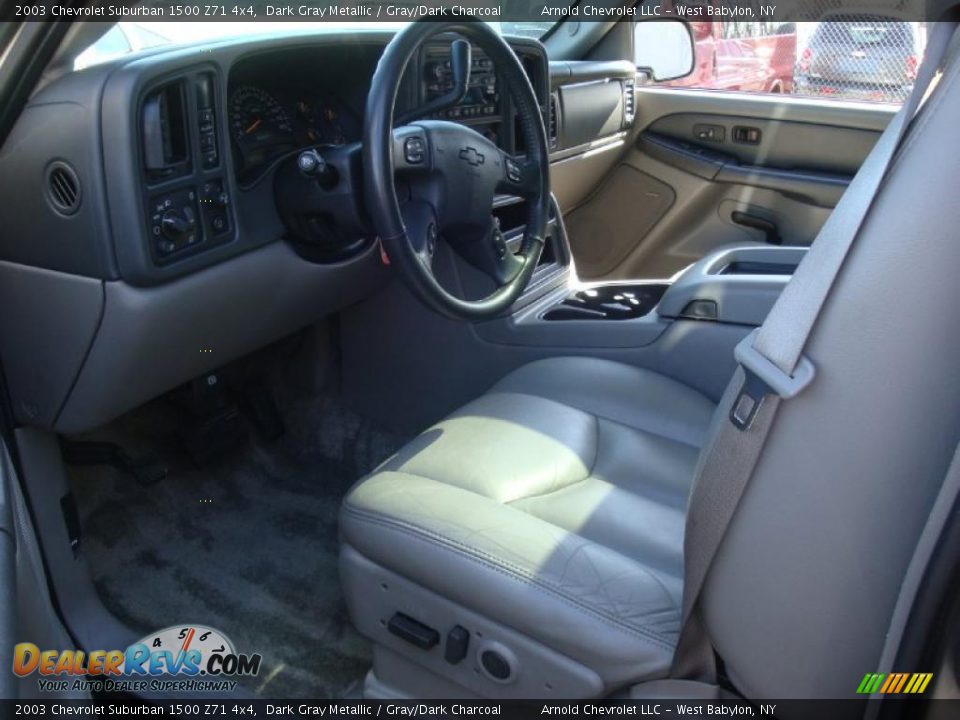 2003 Chevrolet Suburban 1500 Z71 4x4 Dark Gray Metallic / Gray/Dark Charcoal Photo #10