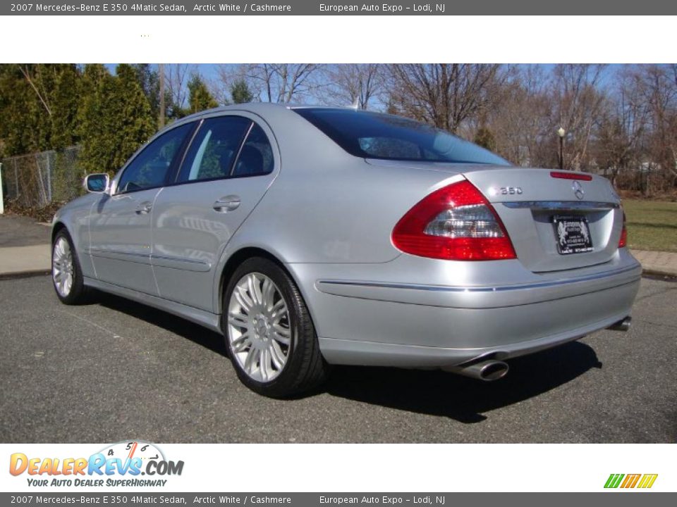 2007 Mercedes-Benz E 350 4Matic Sedan Arctic White / Cashmere Photo #3