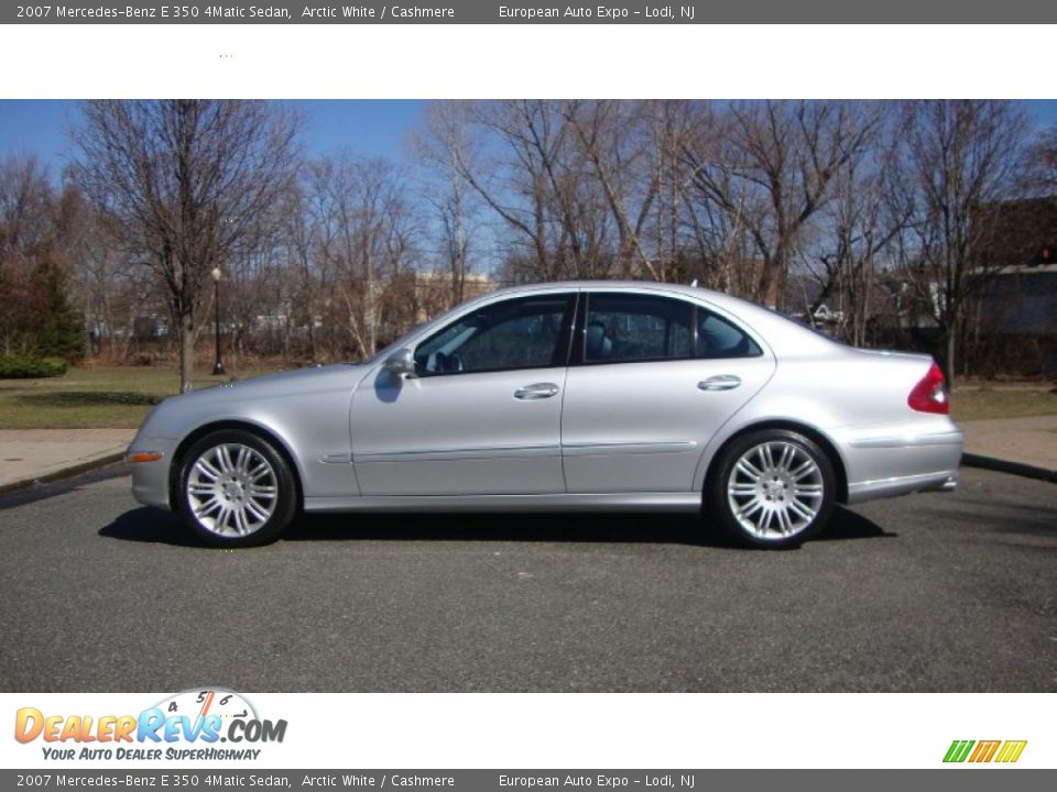 2007 Mercedes-Benz E 350 4Matic Sedan Arctic White / Cashmere Photo #5