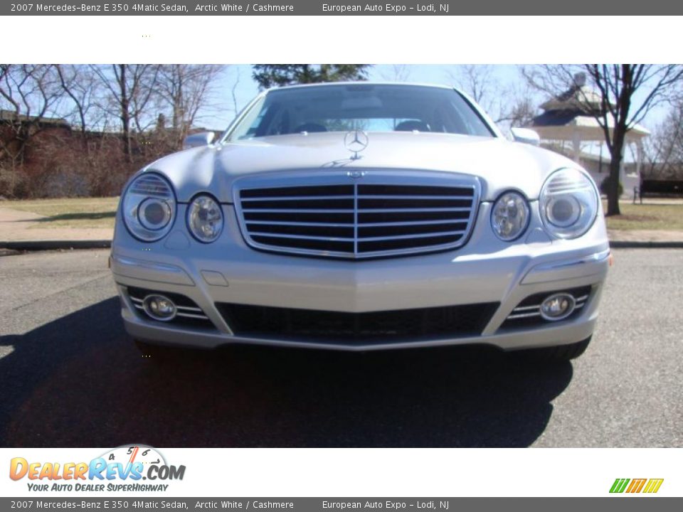 2007 Mercedes-Benz E 350 4Matic Sedan Arctic White / Cashmere Photo #7