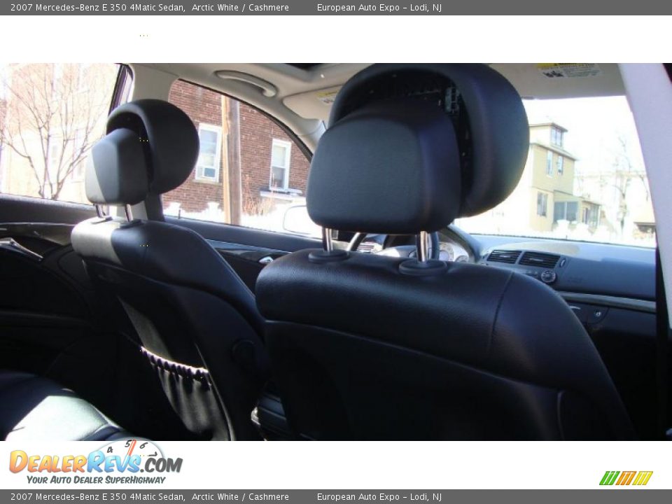 2007 Mercedes-Benz E 350 4Matic Sedan Arctic White / Cashmere Photo #12