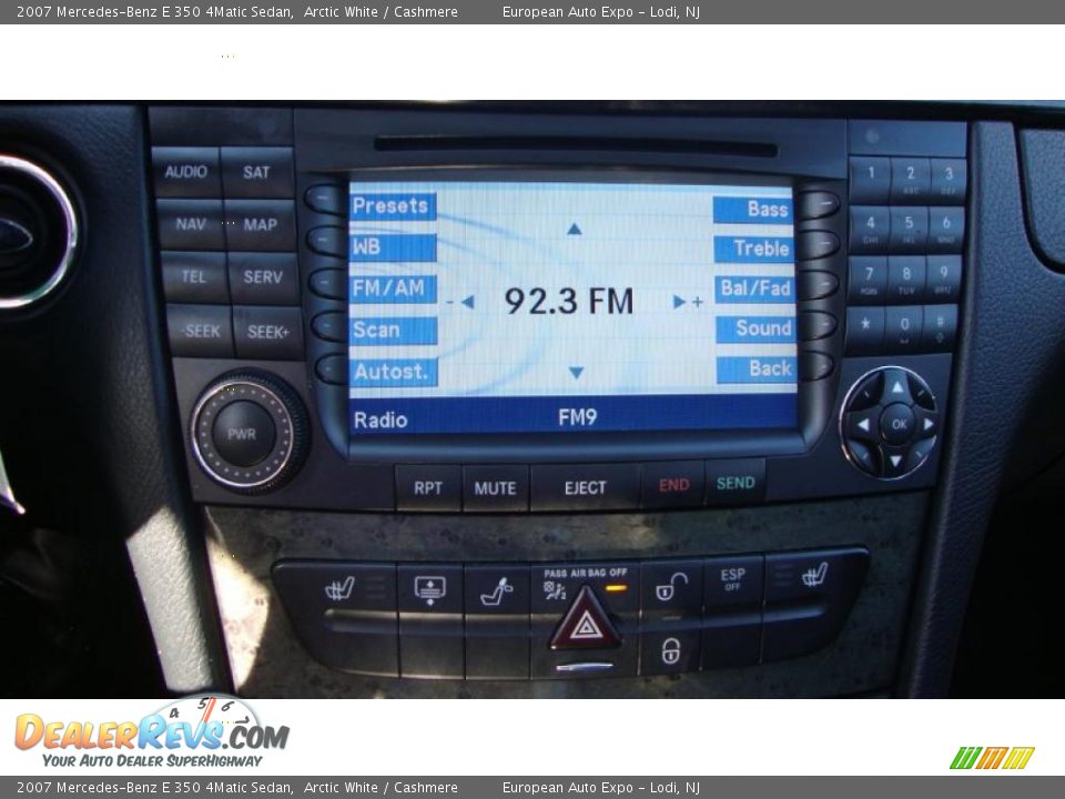 2007 Mercedes-Benz E 350 4Matic Sedan Arctic White / Cashmere Photo #19