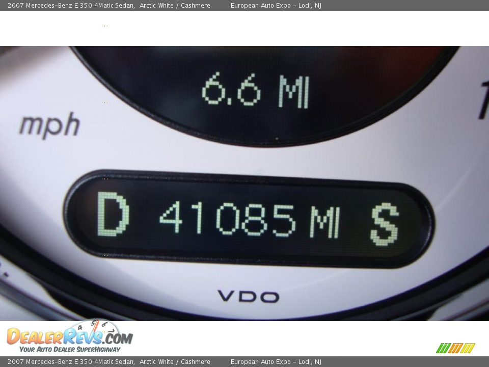 2007 Mercedes-Benz E 350 4Matic Sedan Arctic White / Cashmere Photo #20