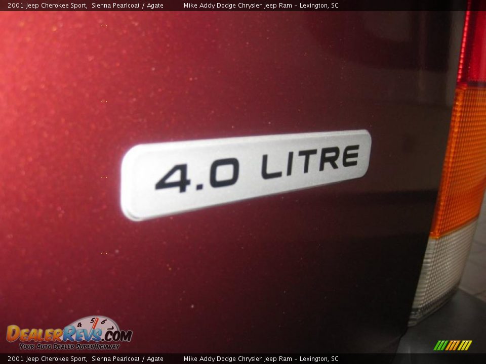 2001 Jeep Cherokee Sport Sienna Pearlcoat / Agate Photo #10