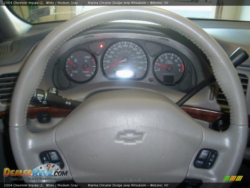 2004 Chevrolet Impala LS White / Medium Gray Photo #5
