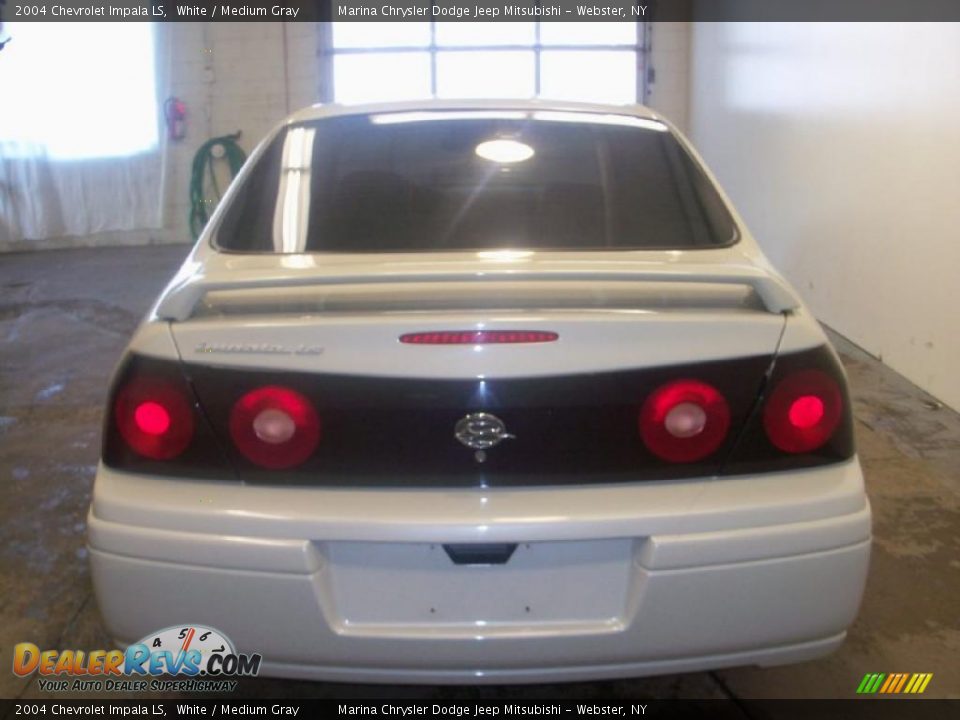 2004 Chevrolet Impala LS White / Medium Gray Photo #7