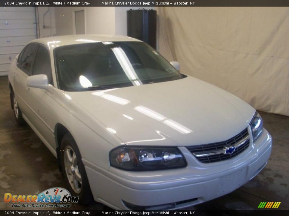 2004 Chevrolet Impala LS White / Medium Gray Photo #9