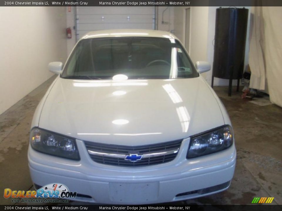 2004 Chevrolet Impala LS White / Medium Gray Photo #10