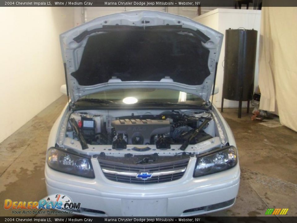 2004 Chevrolet Impala LS White / Medium Gray Photo #11