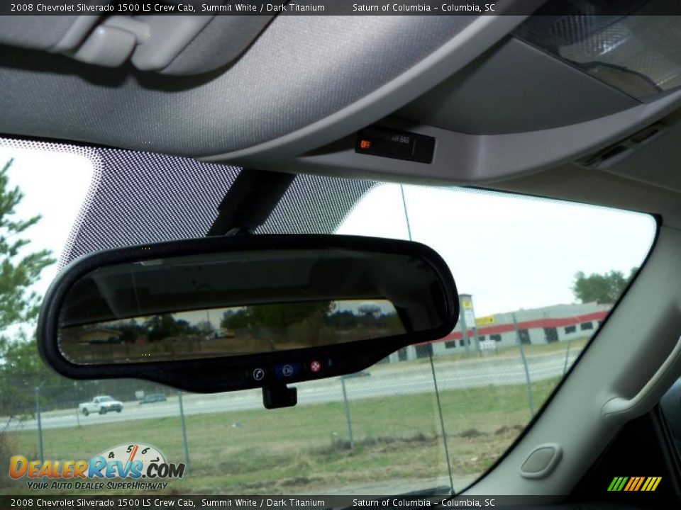 2008 Chevrolet Silverado 1500 LS Crew Cab Summit White / Dark Titanium Photo #30