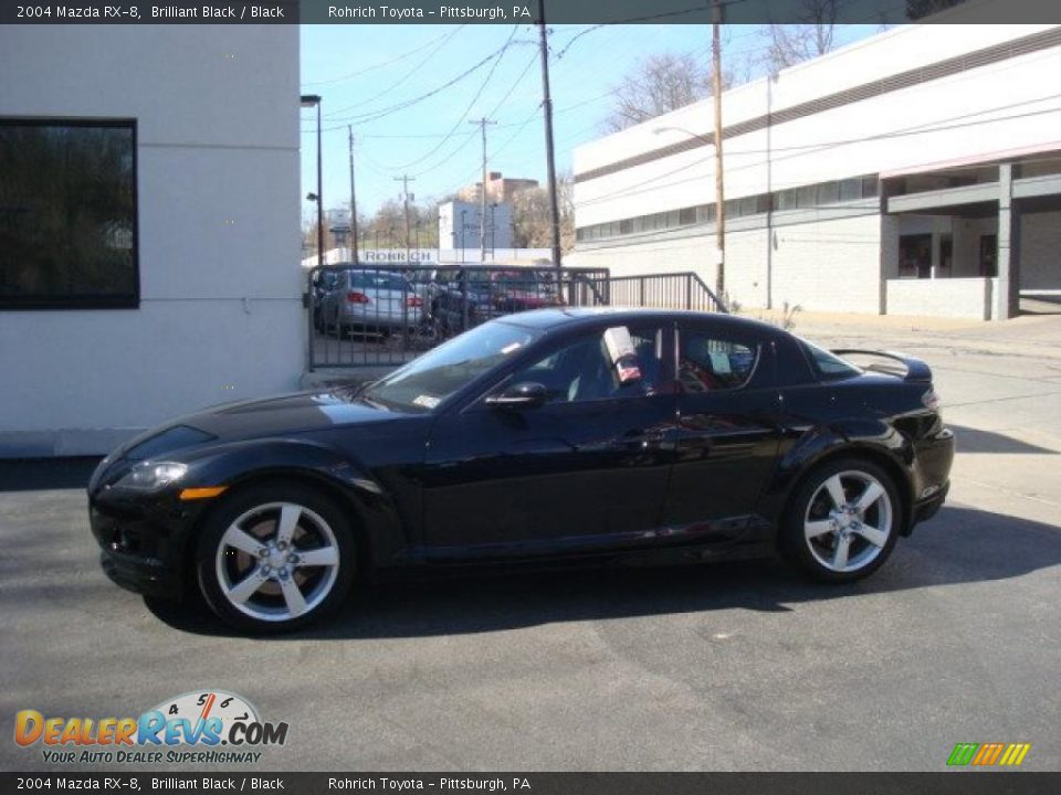 2004 Mazda RX-8 Brilliant Black / Black Photo #1
