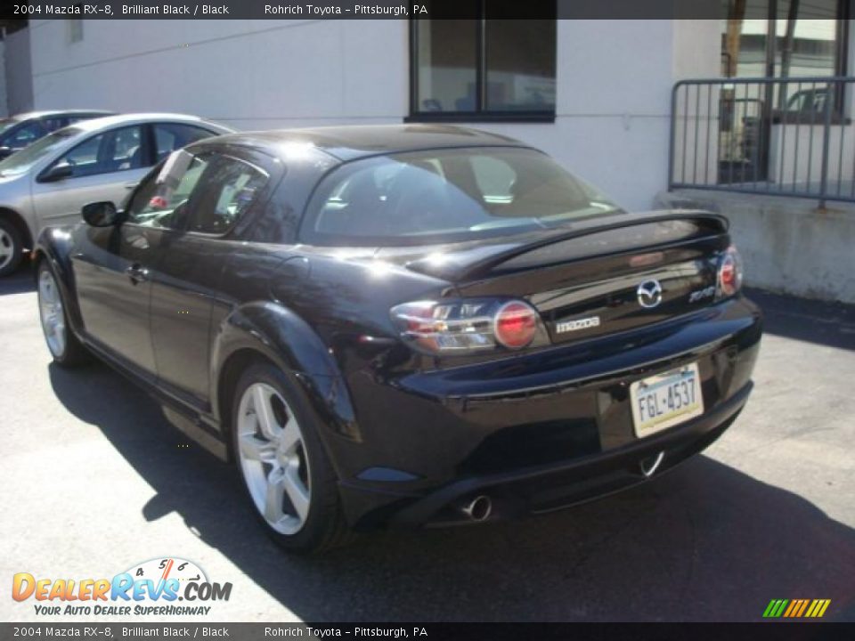 2004 Mazda RX-8 Brilliant Black / Black Photo #2