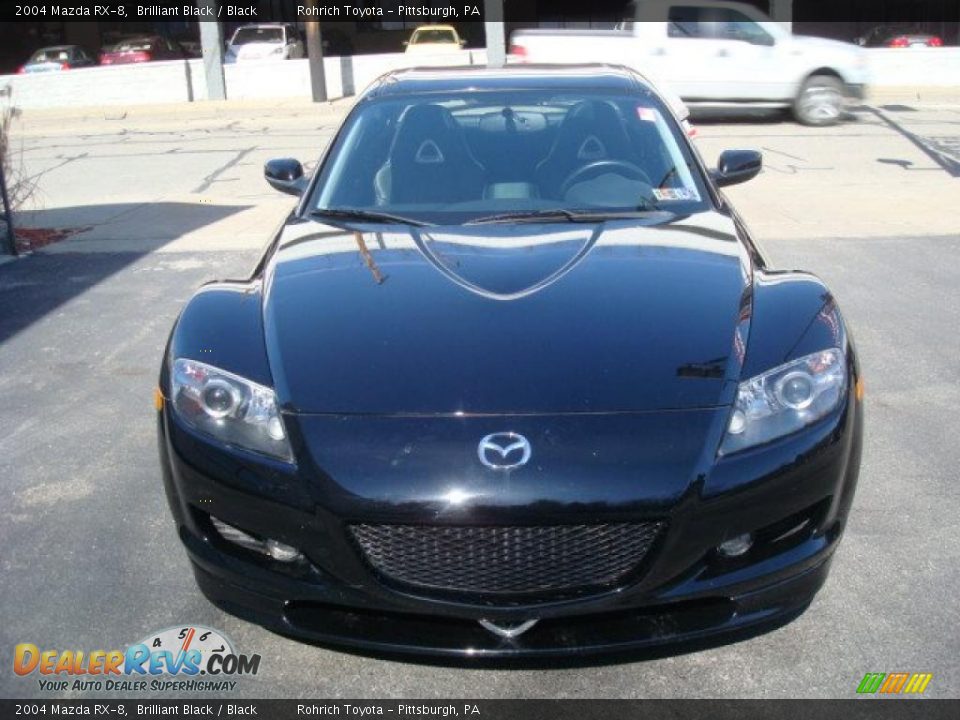 2004 Mazda RX-8 Brilliant Black / Black Photo #7