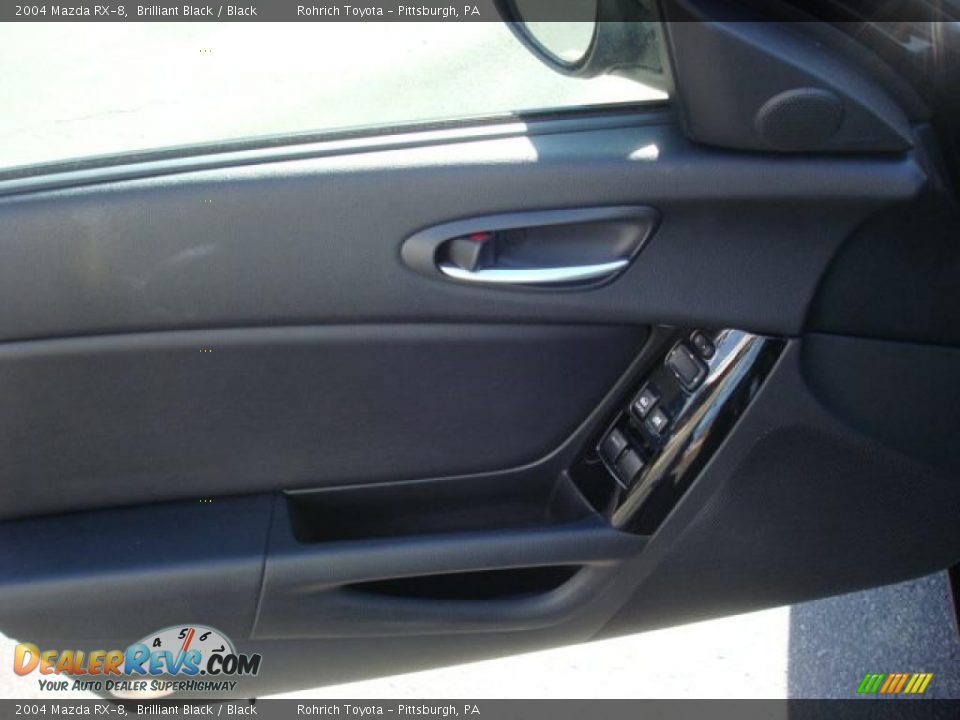 2004 Mazda RX-8 Brilliant Black / Black Photo #13