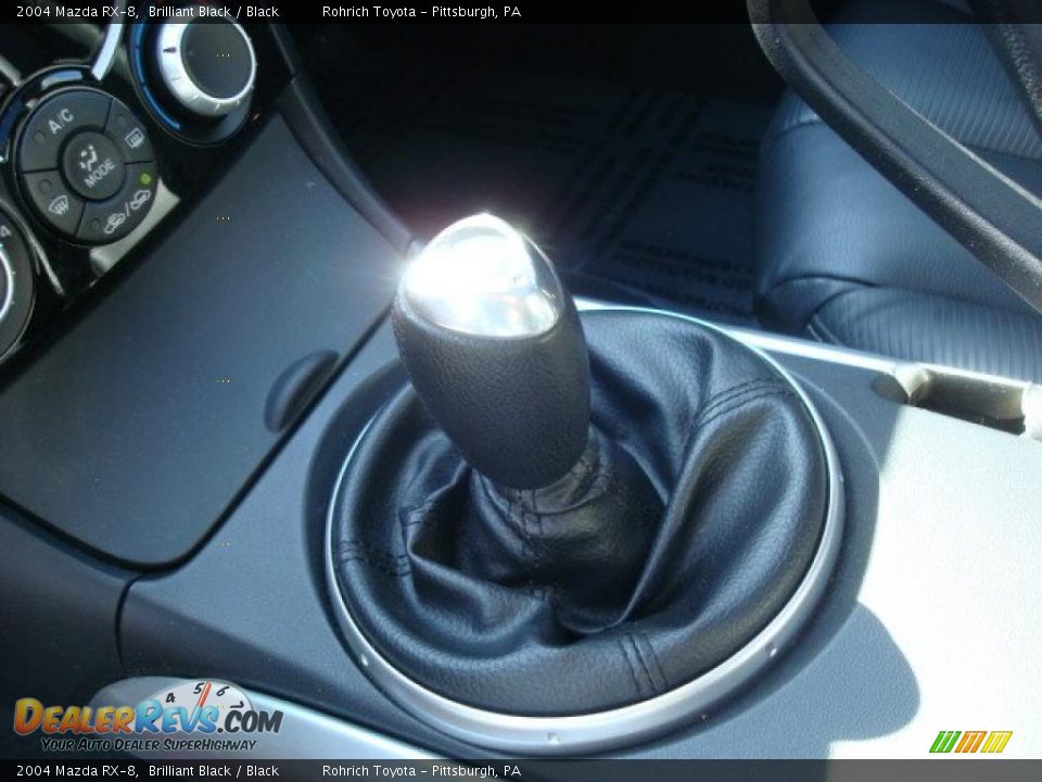 2004 Mazda RX-8 Brilliant Black / Black Photo #14