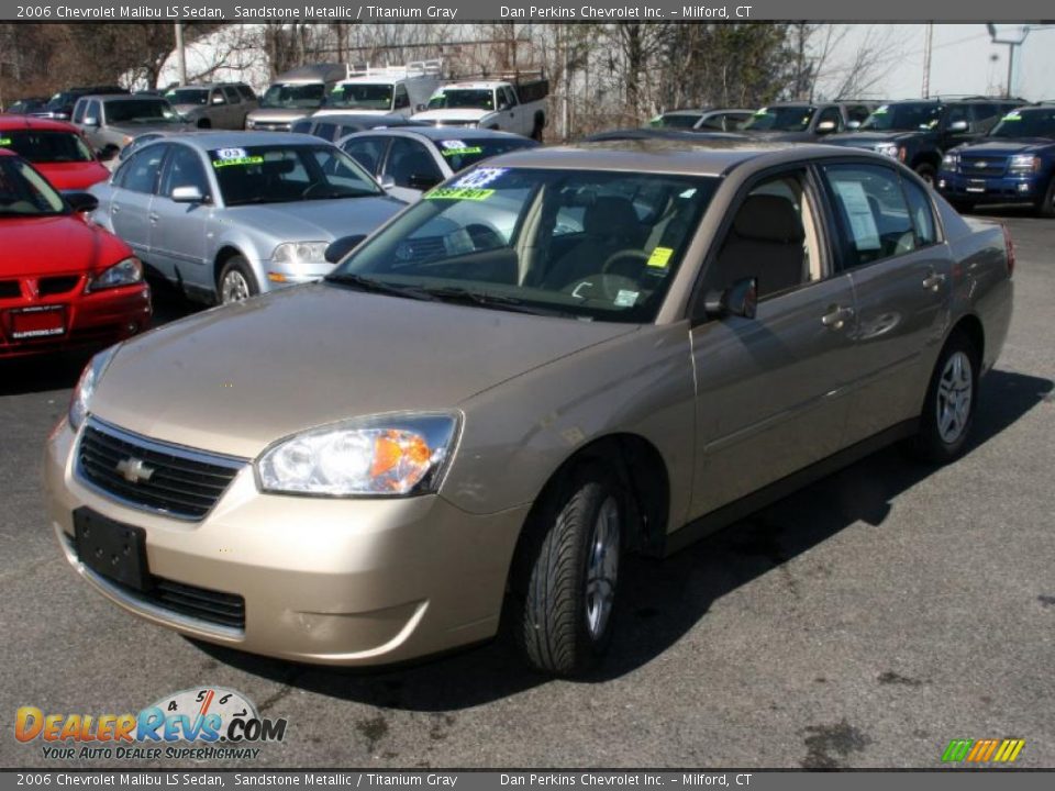 2006 Chevrolet Malibu LS Sedan Sandstone Metallic / Titanium Gray Photo #1