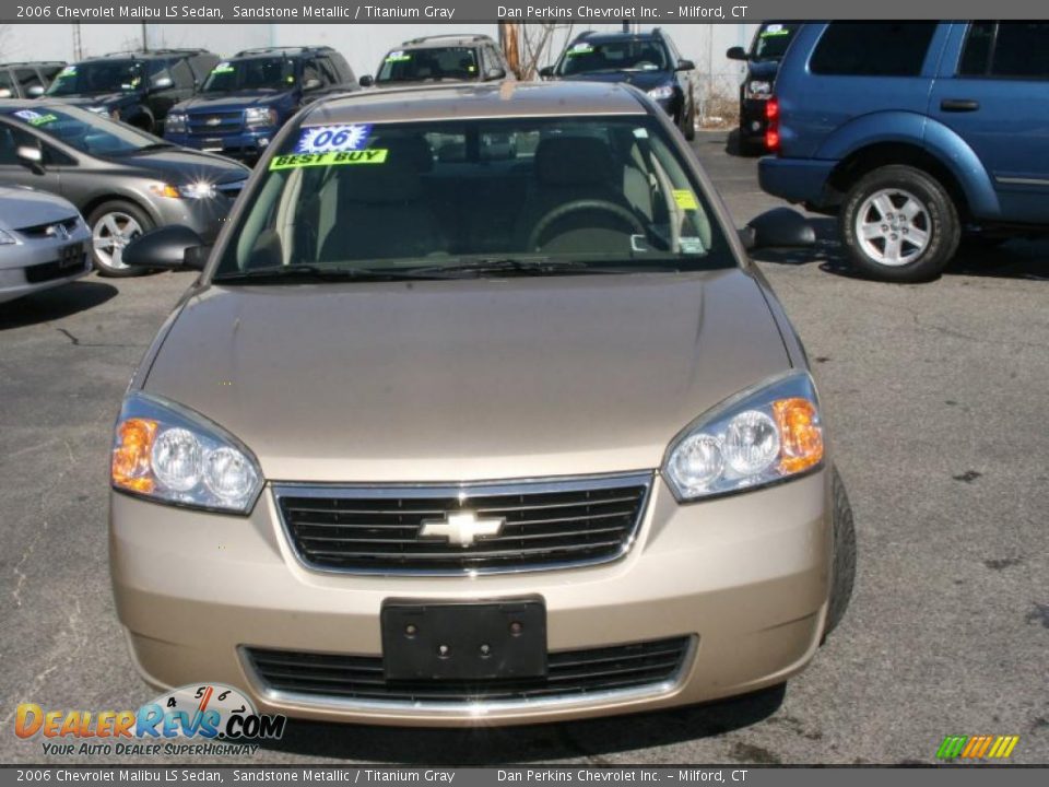 2006 Chevrolet Malibu LS Sedan Sandstone Metallic / Titanium Gray Photo #2