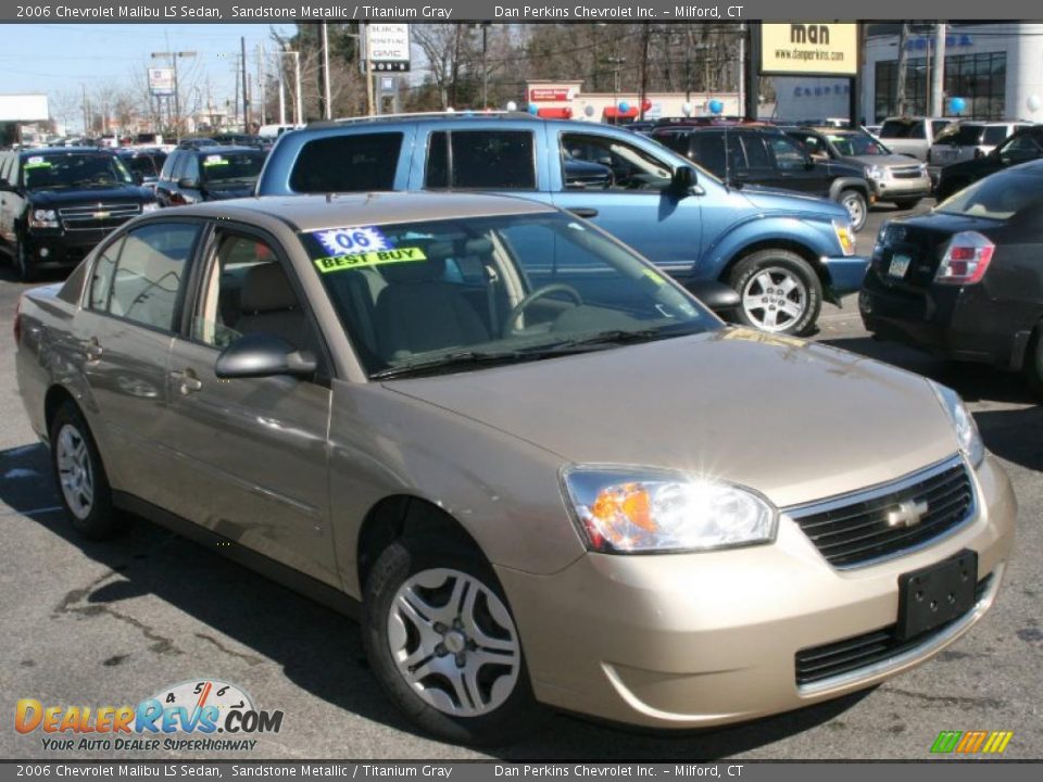 2006 Chevrolet Malibu LS Sedan Sandstone Metallic / Titanium Gray Photo #3