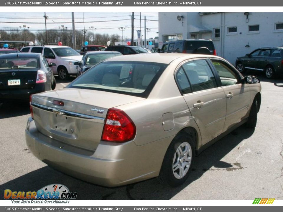 2006 Chevrolet Malibu LS Sedan Sandstone Metallic / Titanium Gray Photo #5