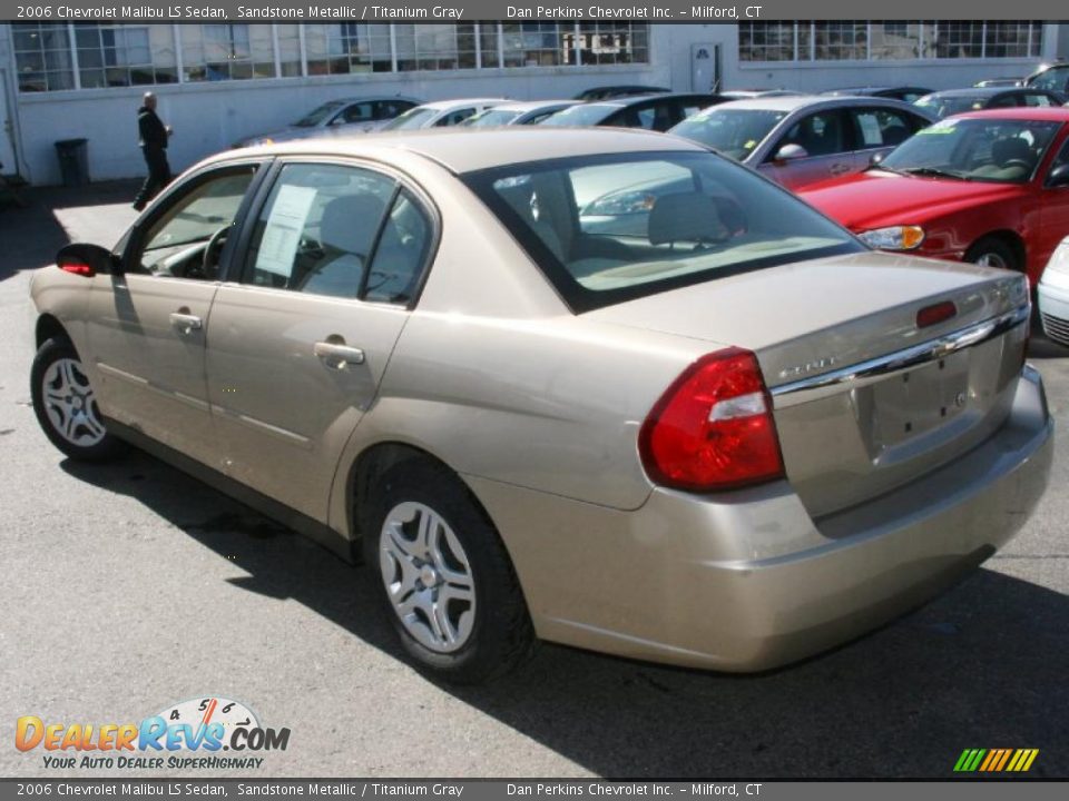 2006 Chevrolet Malibu LS Sedan Sandstone Metallic / Titanium Gray Photo #7