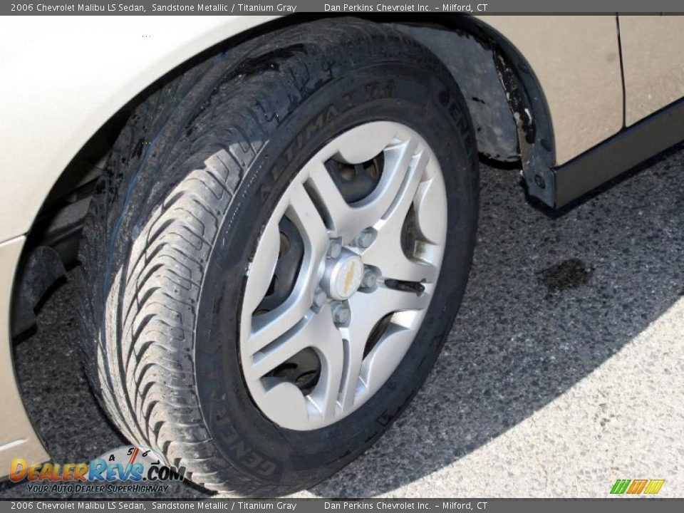 2006 Chevrolet Malibu LS Sedan Sandstone Metallic / Titanium Gray Photo #10