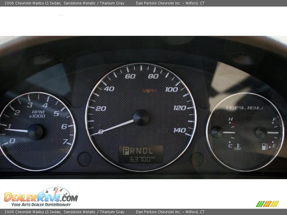 2006 Chevrolet Malibu LS Sedan Sandstone Metallic / Titanium Gray Photo #12