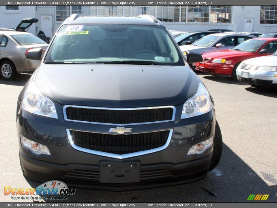 2009 Chevrolet Traverse LS AWD Cyber Gray Metallic / Dark Gray/Light Gray Photo #2