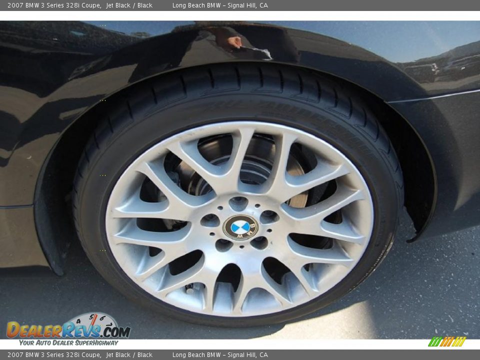 2007 BMW 3 Series 328i Coupe Jet Black / Black Photo #2