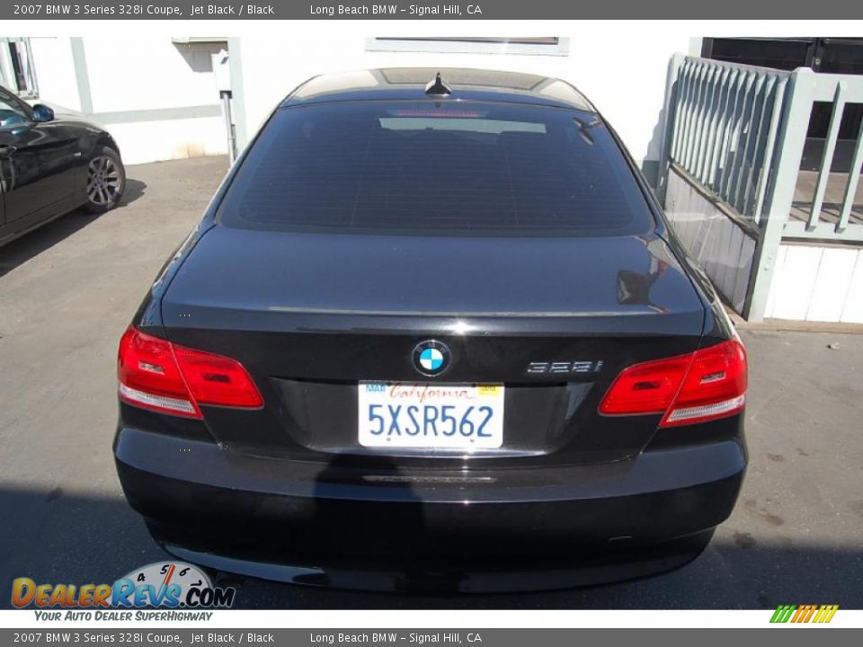 2007 BMW 3 Series 328i Coupe Jet Black / Black Photo #3