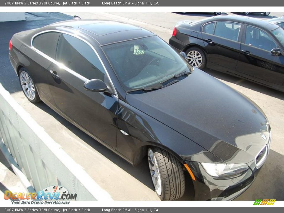 2007 BMW 3 Series 328i Coupe Jet Black / Black Photo #5