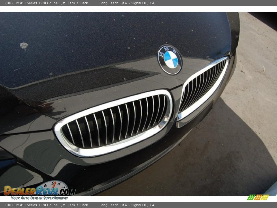2007 BMW 3 Series 328i Coupe Jet Black / Black Photo #6
